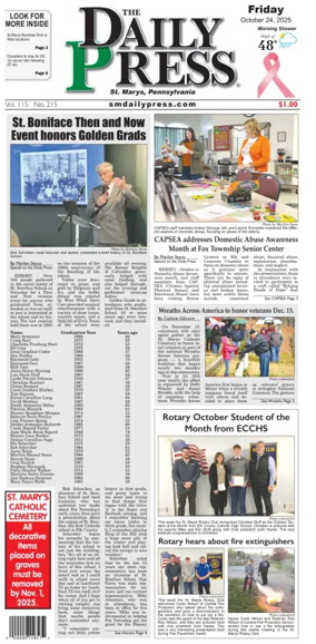 Cover of The Daily Press