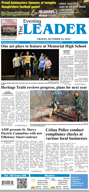 Cover of The Evening Leader