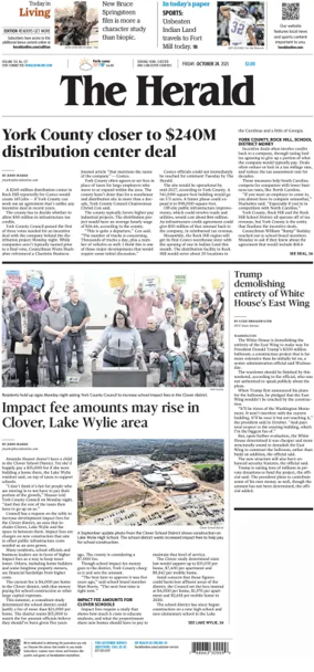 Cover of The Herald (Rock Hill)