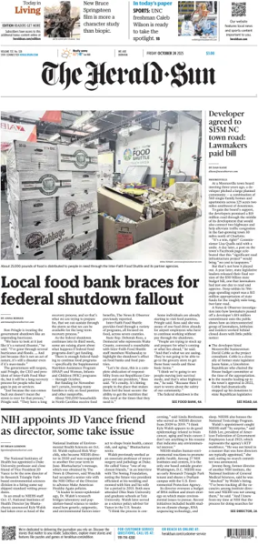 Cover of The Herald Sun