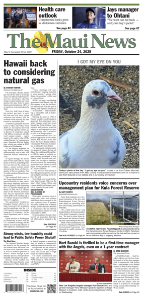 Cover of The Maui News