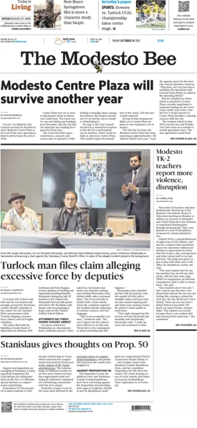 Cover of The Modesto Bee