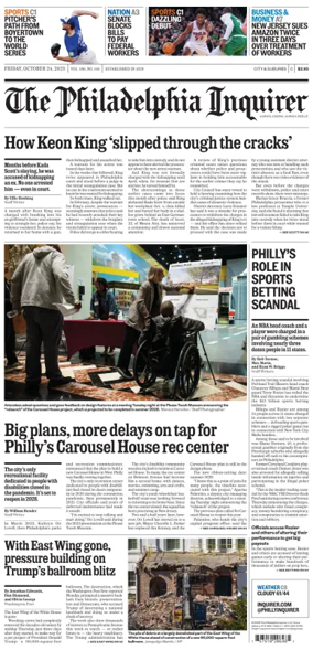 Cover of The Philadelphia Inquirer
