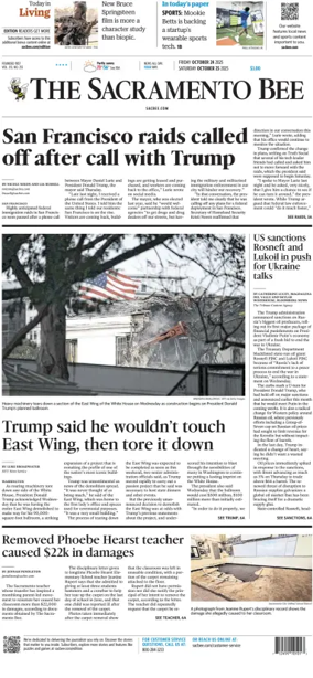 Cover of The Sacramento Bee