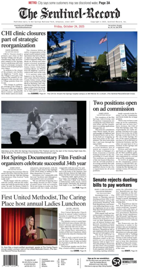 Cover of The Sentinel-Record