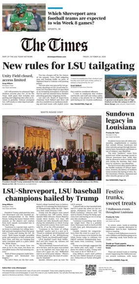 Cover of The Times (Shreveport)