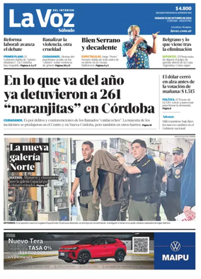 Cover of La Voz del Interior