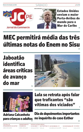 Cover of Jornal do Commercio