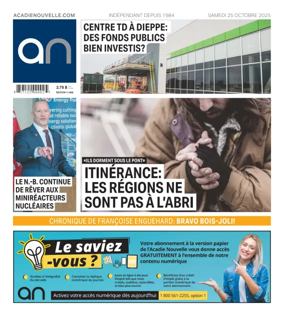 Cover of Acadie Nouvelle