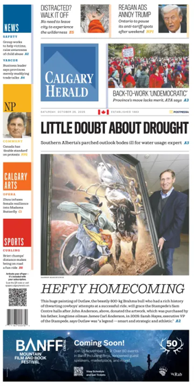 Cover of Calgary Herald