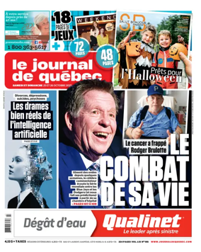 Cover of Le Journal de Quebec