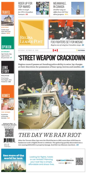 Cover of Regina Leader-Post