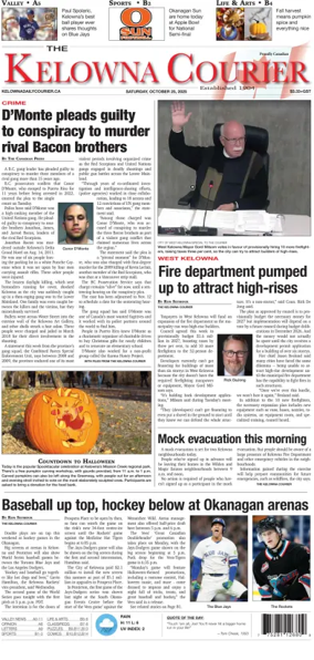 Cover of The Daily Courier