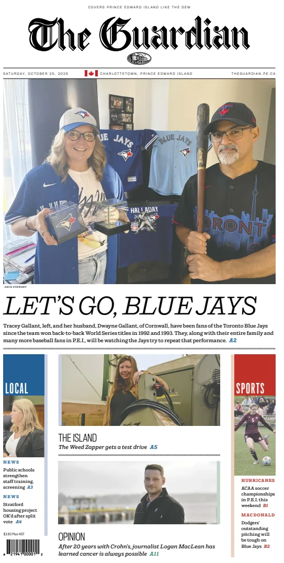 Cover of The Guardian (Charlottetown)