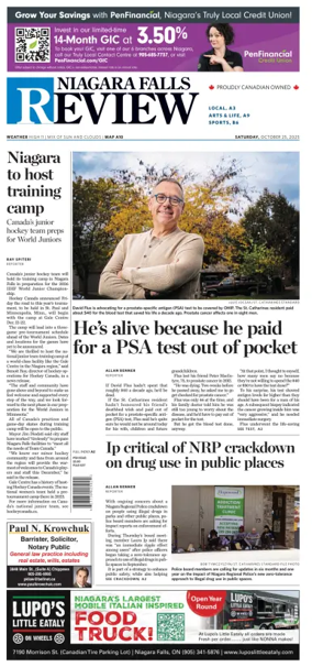 Cover of The Niagara Falls Review