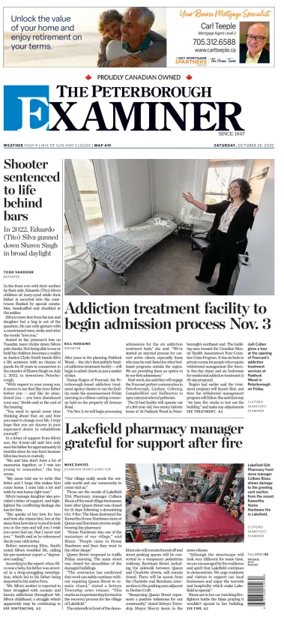 Cover of The Peterborough Examiner