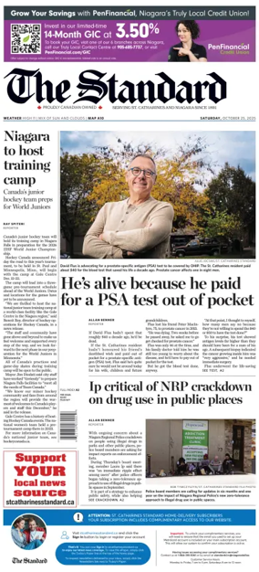 Cover of The Standard (St. Catharines)