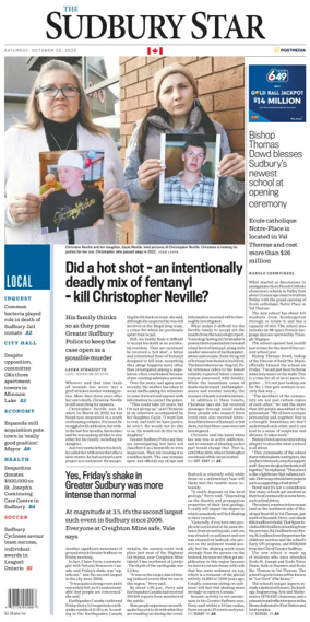 Cover of The Sudbury Star