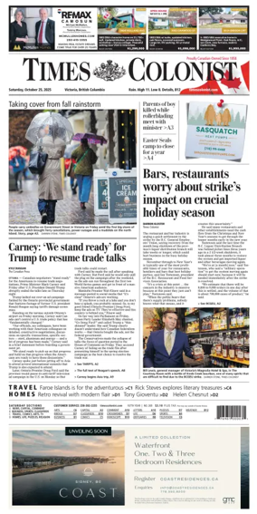 Cover of Times Colonist