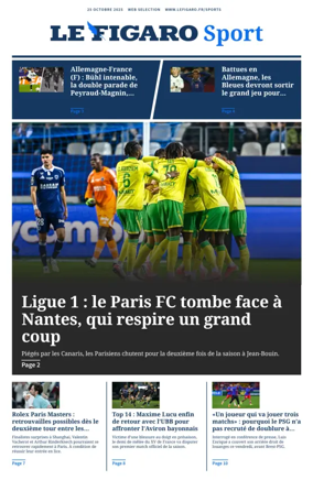 Cover of Le Figaro Sport