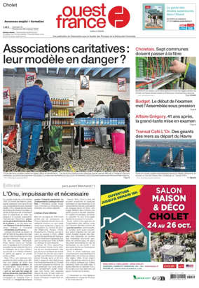 Cover of Ouest France (Cholet)
