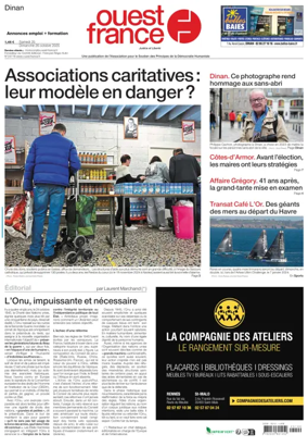 Cover of Ouest France (Dinan)