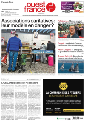 Cover of Ouest France (Pornic / Pays de Retz)