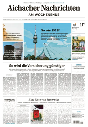 Cover of Aichacher Nachrichten