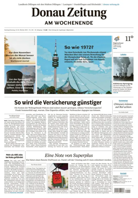 Cover of Donau Zeitung