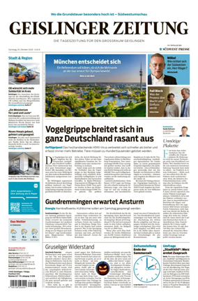 Cover of Geislinger Zeitung