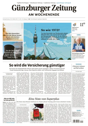 Cover of Guenzburger Zeitung