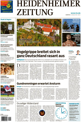 Cover of Heidenheimer Zeitung