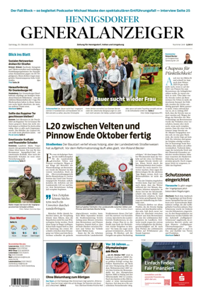 Cover of Hennigsdorfer Generalanzeiger