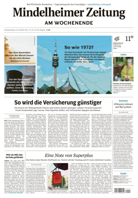 Cover of Mindelheimer Zeitung