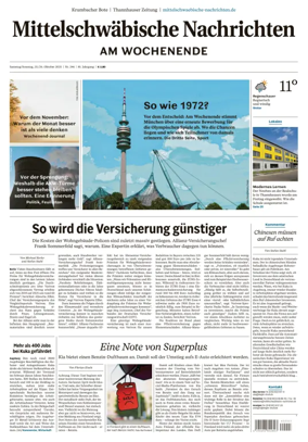 Cover of Mittelschwaebische Nachrichten