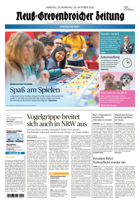 Cover of Neuss-Grevenbroicher Zeitung Neuss