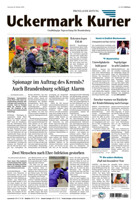 Cover of Prenzlauer Zeitung