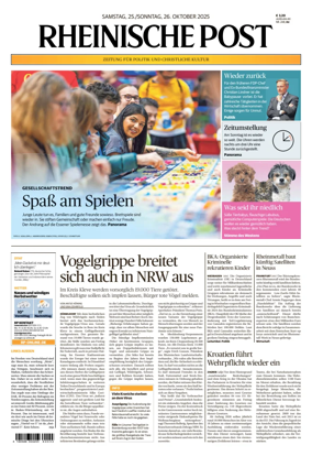 Cover of Rheinische Post Duisburg