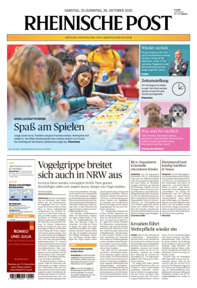 Cover of Rheinische Post Krefeld Kempen