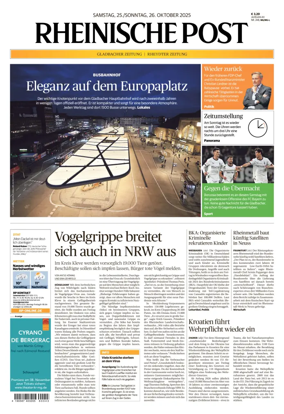 Cover of Rheinische Post - Mönchengladbach and Korschenbroich