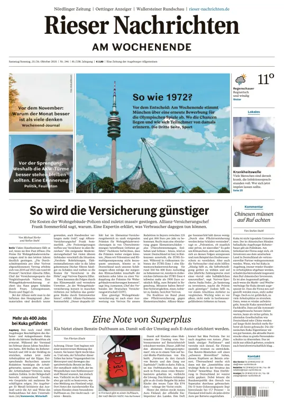 Cover of Rieser Nachrichten