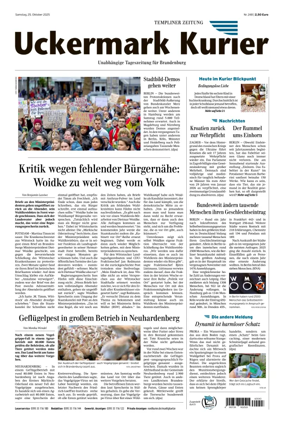 Cover of Templiner Zeitung