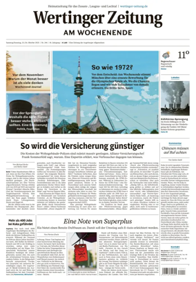 Cover of Wertinger Zeitung