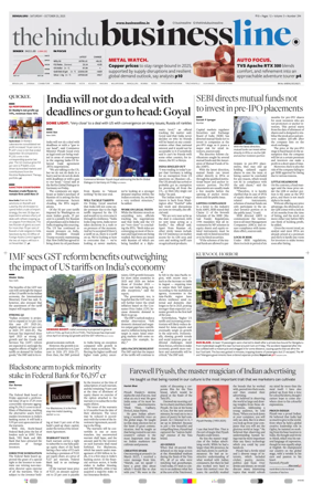Cover of BusinessLine (Bangalore)