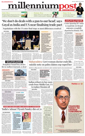 Cover of Millennium Post (Kolkata)