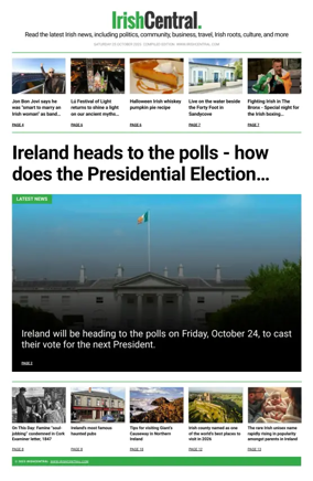 Cover of Irish Central