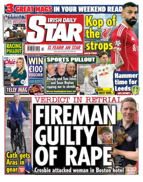 Cover of Irish Daily Star