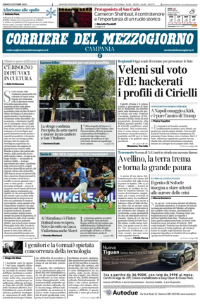 Cover of Corriere del Mezzogiorno (Campania)