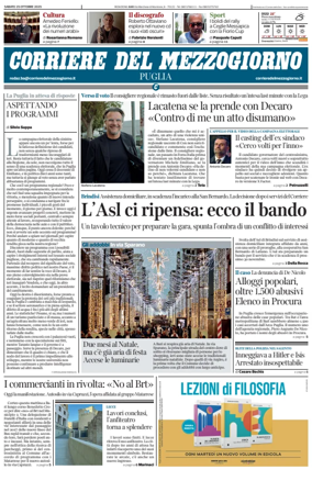 Cover of Corriere del Mezzogiorno (Puglia)