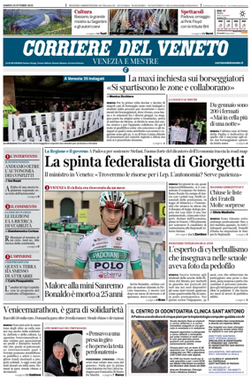 Cover of Corriere del Veneto (Venezia e Mestre)